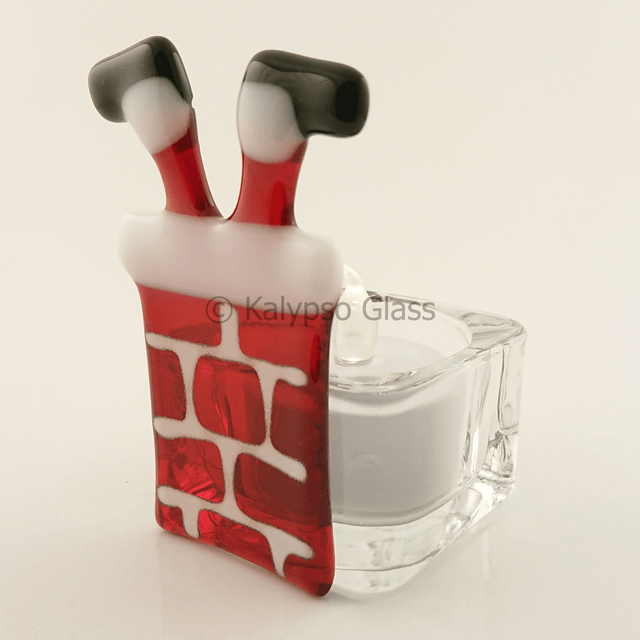 Tealight Santa Stuck In Chimney