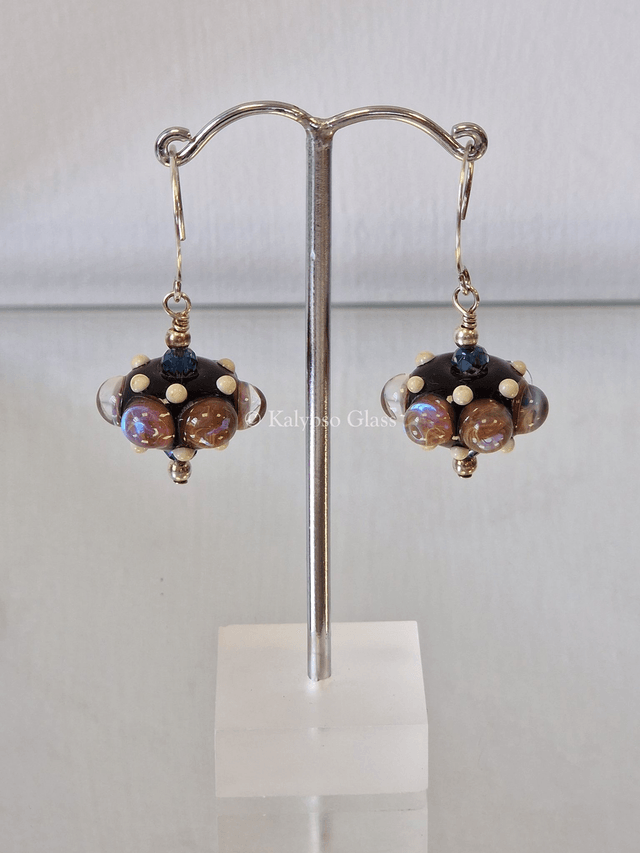 Bumpy Earrings, Black