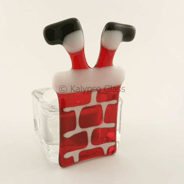 Tealight Santa Stuck In Chimney