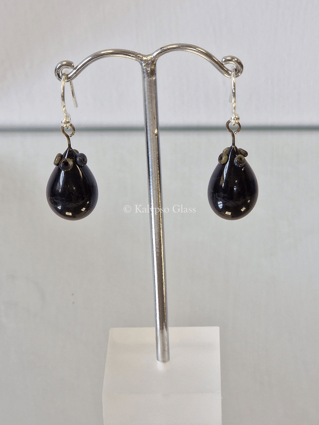 Drop Earrings, Black